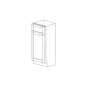 Pure White Flat Panel 9" Base Cabinet - RTA thumbnail