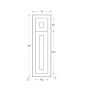 Snow White Inset Shaker 9" Base Cabinet - RTA thumbnail
