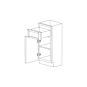 Silver Lining 12" Base Cabinet - 1 Door - Assembled thumbnail