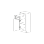Anaheim Grey 15" Base Cabinet - RTA thumbnail
