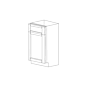 Fresno Grey Shaker 18" Base Cabinet - RTA thumbnail