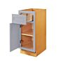 Dark Blue Inset Shaker 21" Base Cabinet- RTA thumbnail
