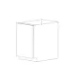 Calypso Grey 24" Base Cabinet - 1 Door - Assembled thumbnail