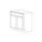 Fresno Grey Shaker 27" Base Cabinet - Assembled thumbnail