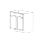 Palo Santo 30" Base Cabinet - 2 Doors - Assembled thumbnail