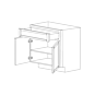 Palo Santo 30" Base Cabinet - 2 Doors - Assembled thumbnail