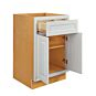 Vintage White Inset 30" Base Cabinet- RTA thumbnail