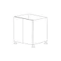 Walnut 30" Base Cabinet 2 Doors - RTA thumbnail