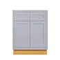 Dark Blue Inset Shaker 33" Base Cabinet- RTA thumbnail