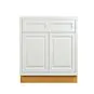Vintage White Inset 30" Base Cabinet- RTA thumbnail