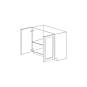 Jersey White 33" Base Cabinet with Full Height Doors - RTA thumbnail