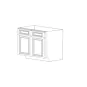 Ontario Beech Espresso 36" Base Cabinet - RTA thumbnail
