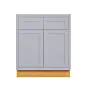 Dark Blue Inset Shaker 36" Base Cabinet- RTA thumbnail