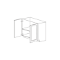 Jersey White 36" Base Cabinet with Full Height Doors - RTA thumbnail