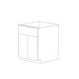 Huntington White Shaker 42" Base Cabinet RTA thumbnail