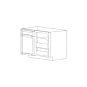 Aspen White Shaker 36" Blind Base Corner Cabinet - RTA thumbnail