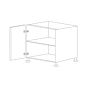 Lacquer White 42" Blind Base Corner Cabinet - RTA thumbnail