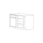 Lexington Espresso Shaker 42x24 Base Blind Corner Cabinet - RTA thumbnail