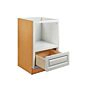 Vintage White Inset 27" Microwave Base Cabinet - RTA thumbnail
