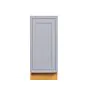 Dark Blue Inset Shaker 18" Base Trash Basket Cabinet - RTA thumbnail