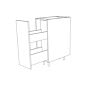 Matte White 12" Base Spice Rack Pull Out Cabinet - RTA thumbnail