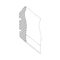 Aspen White Shaker 4.5"Wx90"L Crown Molding thumbnail