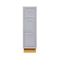 Dark Blue Inset Shaker 12" Three Drawer Base Cabinet - RTA thumbnail