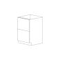 Ontario Beech Espresso 18" Three Drawer Base Cabinet - RTA thumbnail