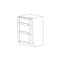 Midnight Java Shaker 36" Drawer Base Cabinet - 3 Drawers - RTA thumbnail