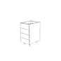 Moonlight White 18" Drawer Base Cabinet - 4Drawers - Assembled thumbnail
