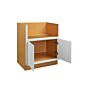 Vintage White Inset 36" Farmhouse Sink Base Cabinet - RTA thumbnail