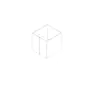 Beachcomber Flat Panel 24"x24"x21" Floating Vanity With Two Full Doors - Assembled thumbnail