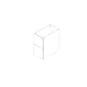 Calypso Grey Flat Panel 12"x24"x21" Floating Vanity With Two Drawers - Assembled thumbnail