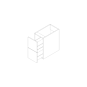 Calypso Grey Flat Panel 12"x24"x21" Floating Vanity With Two Drawers - Assembled thumbnail