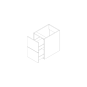 Attis Brown Flat Panel 15"x24"x21" Floating Vanity With Two Drawers - RTA thumbnail