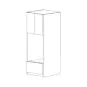 Moonlight White 30x84 Oven Cabinet - RTA thumbnail
