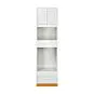 Vintage White Inset 31x93 Double Oven Pantry Cabinet - RTA thumbnail