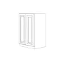 Romona Modern Gray 24x54 Utility Cabinet Bottom Part - Assembled thumbnail