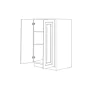 Romona Modern Gray 24x54 Utility Cabinet Bottom Part - Assembled thumbnail