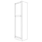 Aspen White Shaker 18x96 Pantry Cabinet - RTA thumbnail