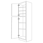 Midnight Java Shaker 18x96 Pantry Cabinet - RTA thumbnail