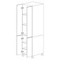 Matte White 24x84 Pantry Cabinet - RTA thumbnail