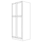 Fresno Grey Shaker 24x90 Utility Cabinet - RTA thumbnail