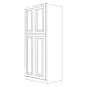 Ivory Antique White 24x96 Pantry Cabinet - RTA thumbnail