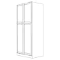 Aspen White Shaker 30x90 Pantry Cabinet - RTA thumbnail