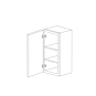 Romona Modern Gray 18x30 Pantry/Oven Cabinet Top Part - RTA thumbnail