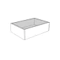 Alden Grey Shaker Roll Out Tray for 33" Base Cabinet - RTA thumbnail