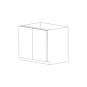 Piano Paint White Gloss 36" Sink Base Cabinet - Assembled thumbnail
