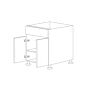 Aspen White Shaker 42" Sink Base Cabinet - RTA thumbnail