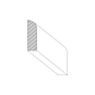 Romona Modern Gray 90" Scribe Molding thumbnail